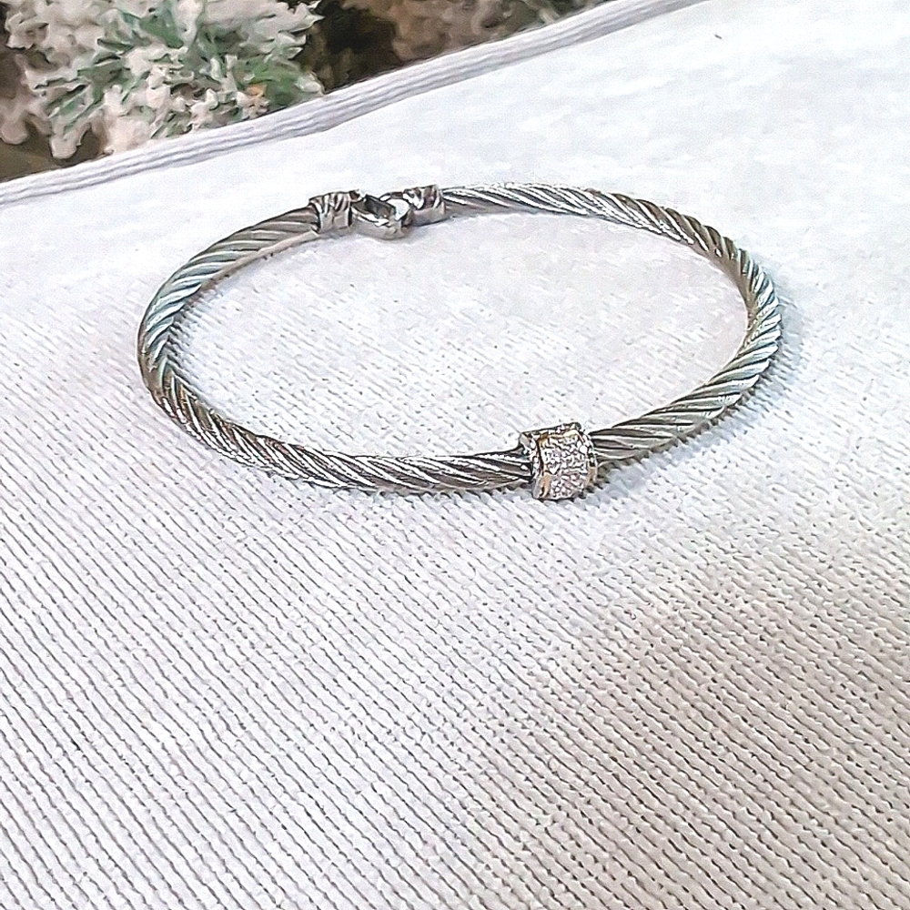 Charroil 18k and Stainless Steel bracelet